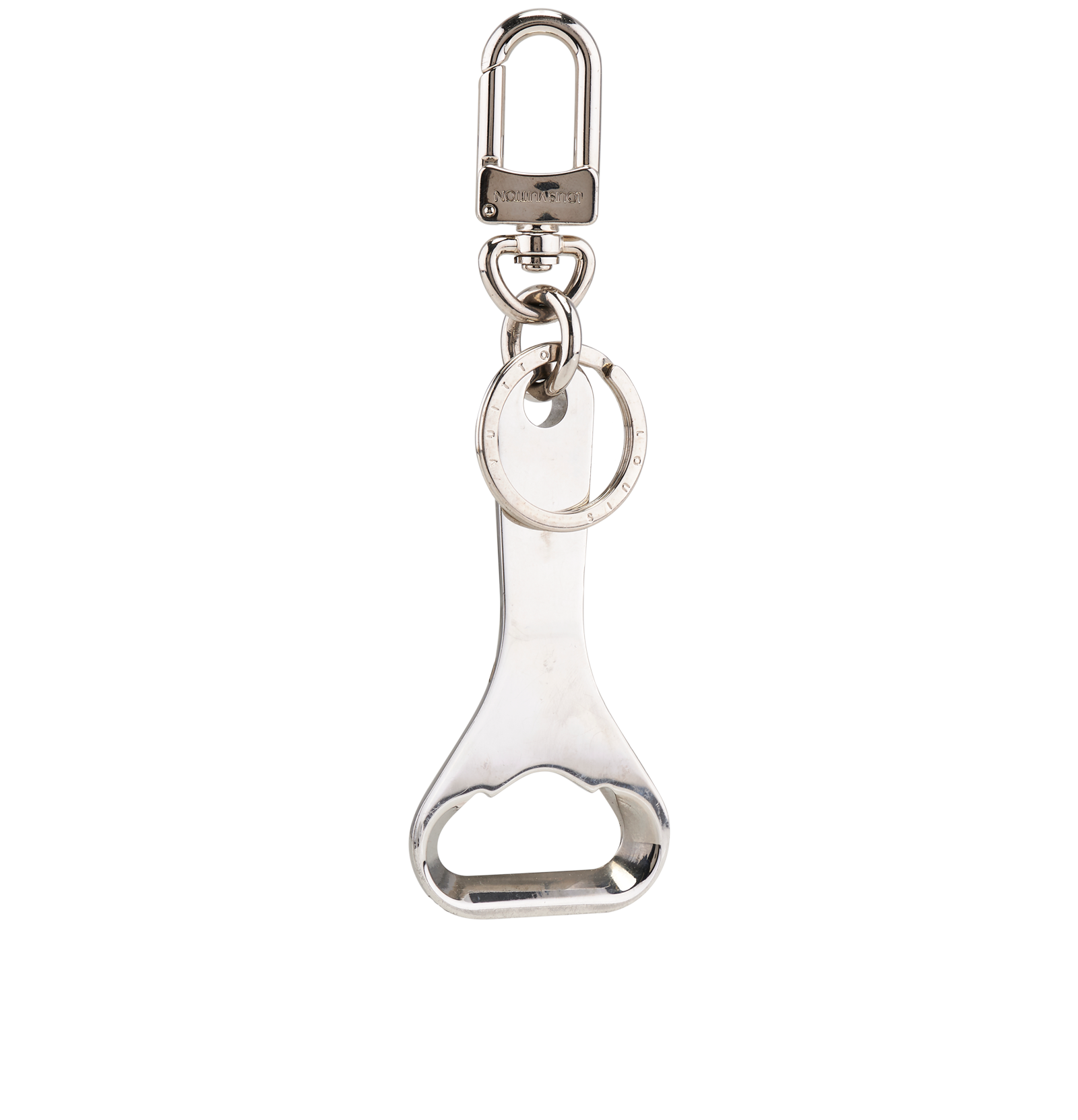 Louis Vuitton x Supreme Bottle Opener Keychain, &pound;295, Accessories, Silver, Silk, Back view